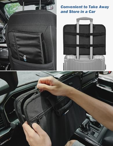 JOYTUTUS Steering Wheel Tray, Multifunctional Laptop Desk, Back Seat Headrest Table for Eating, Fit for Large Vehicles, Like Trucks, Pickups, Semi-Trailers - size: Large