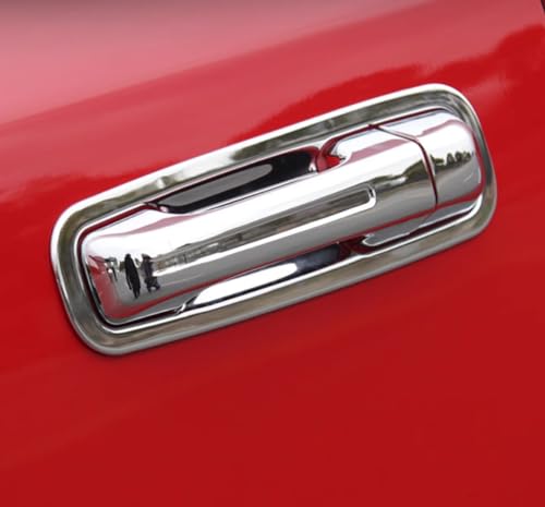 Car Accessories Fit for Dodge Ram 1500 2024 2023 2022 2021 2020 2019 Door Handle Cover Trims （Chrome Silver with Smart Hole ABS 8PCS - color: Chrome Silver With Smart Hole