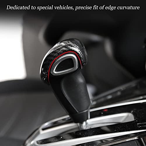 for CRV 2017-2022 Gear Shift Knob Cover Trim Sticker ABS Carbon Fiber Grain Fit for Honda CRV CR-V LX EX EX-L 2017 2018 2019 2020 2021 2022 Automotive - color: Gear Shift Knob Cover