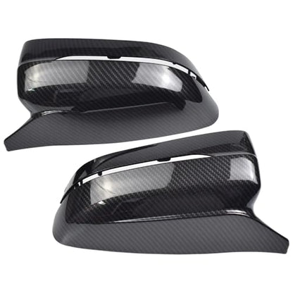 AJHLJ® Carbon Fiber Rearview Mirror Cover Side Mirror Caps for BMW 3 4 5 7 8 Series G20 G21 G22 G23 G26 G30 G31 G11 G12 G14 G15 G16 2017-2021 (Carbon Fiber) - color: Carbon Fiber