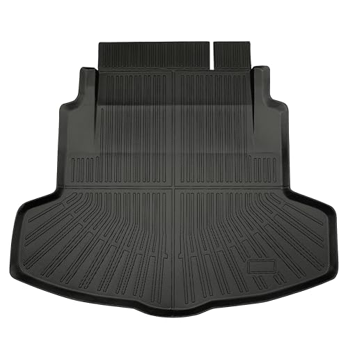 Trunk Liner for 2021-2024 2025 Acura TLX 3D Custom Fit All-Weather TPE Material Waterproof Car Cargo Liner Mat, Black - color: 2021-2025 Acura TLX