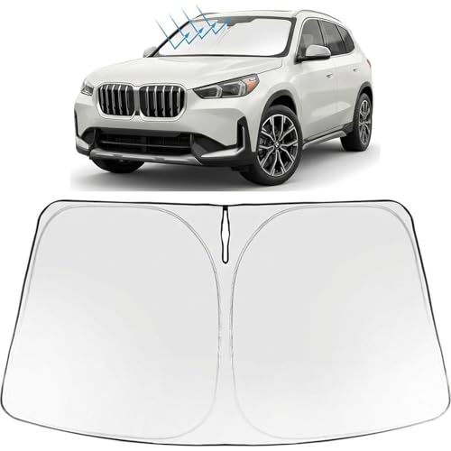 Proadsy Windshield Sun Shade for BMW X1 2023-2026 Foldable Front Sunshade Protector Sun Visor Blocks UV Rays Keep Car Cooler Accessories - size: BMW X1 2023-2026
