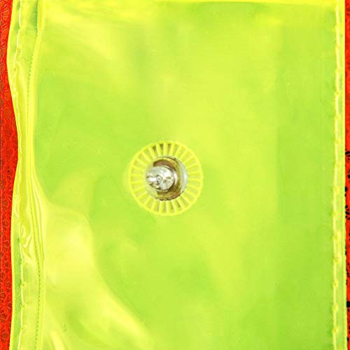 High Visibility LED Light Safety Vest Reflective Vest Outdoor Night Warning Reflector for Traffic Running Jogging Cycling Walking