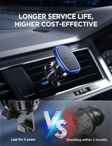 LISEN 2 Pack Magnetic Phone Holder for Your Car Mount 6 Military Magnets Car Phone Holder Mount Vent Cell Phone Holdeer Mount Vent Cell Phone Holder (Blue) - color: Blue
