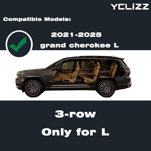 Window Visors Rain Guards Compatible with 2021-2026 Jeep Grand Cherokee L, Out-Channel Side Window Wind Deflectors Vent Shades Accessories, Dark Smoke 4 Pcs, 2022 2023 2024 2025 - size: 2021-2026 Jeep Grand Cherokee L 3-ROW