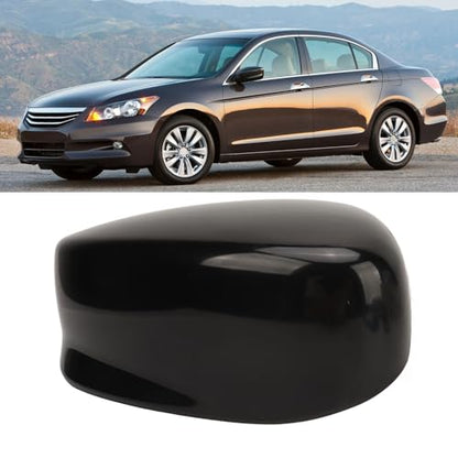 Passenger Side Mirror Cap Right Rearview Mirror Cover Black Housing for 2008-2012, Replacement Shell 76201 TA0 A01ZD,car mirror