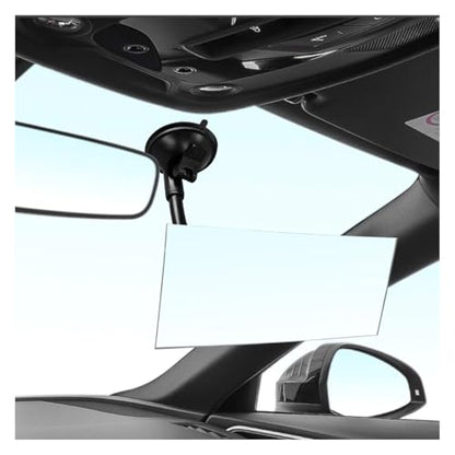 Baby Car Rearview Mirror with Suction Cup, 360 Degrees Wide Angle Automotive HD Glass Convex Mirror, Vehicle Interior Blind Spot Mirrors for RV, SUV, Truck(Rectangular) - size: Rectangular