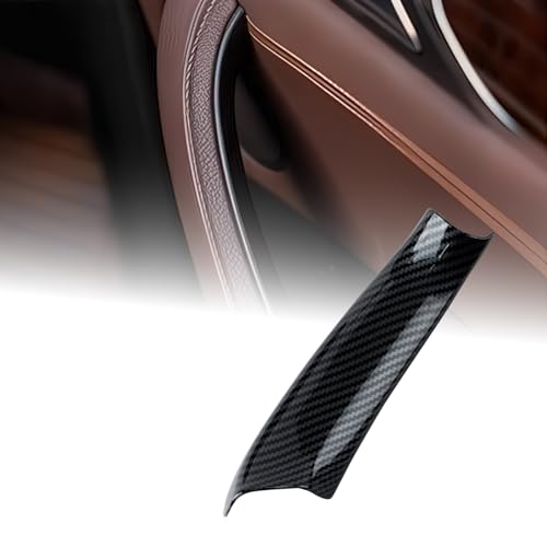 Driver Side Carbon Fiber Pattern Pull Handle Covers Compatible for X3 F25 2010-2016 X4 F26 2014-2017 Left Door Handle Interior - color: Carbon Fiber Pattern, size: 1PCS Left Pull Handle