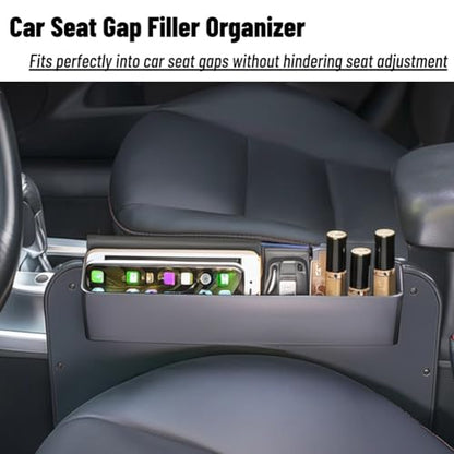 2 In 1 Steering Wheel Desk, Universal Steering Wheel Tray Table With Seat Gap Filler Organizer in Between Seat Organizer Car Food Tray For Laptop, Eating, Writing Work Road Trip
