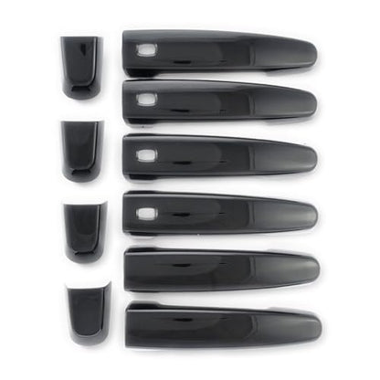 Trim Illusion Chrome Delete Gloss Black Door Handle Covers for Chevrolet-(13-20 Impala, 16-25 Malibu, 18-24 Equinox, 18-23 Traverse, 19-26 Blazer), GMC-(17-23 Acadia, 18-24 Terrain) | US Patented