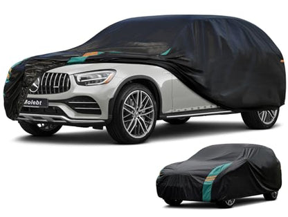 SUV Car Cover Custom Fit for Mercedes-GLC 300 350E/GLB 180 200 250(2016-2025), Waterproof All Weather for Automobiles, Outdoor Full Cover with Windproof Clip Straps. - size: 6 Custom Fit Mercedes-Benz GLC