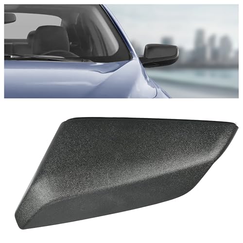HECASA Mirror Cover Compatible with 2016-2022 Chevy Chevrolet Malibu Replacement for 84026841 Black Plastic Driver Side - size: Driver Side