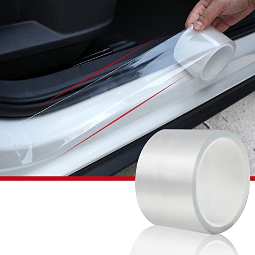 CloudBuyer Universal Car Door Edge Protector, Clear Sill Guard Film with Anti-Collision Protection for Most Vehicles (33Ft x 2.7In, Transparent) - color: Transparent, size: 2.7In x 33Ft