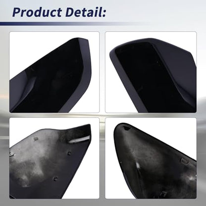 Exterior Side Mirror Cover Driver Side 23406417 84225386 Compatible with Chevrolet Equinox GMC Terrain 2018-2023 Rearview Mirror Cap Left Side - size: Left Side