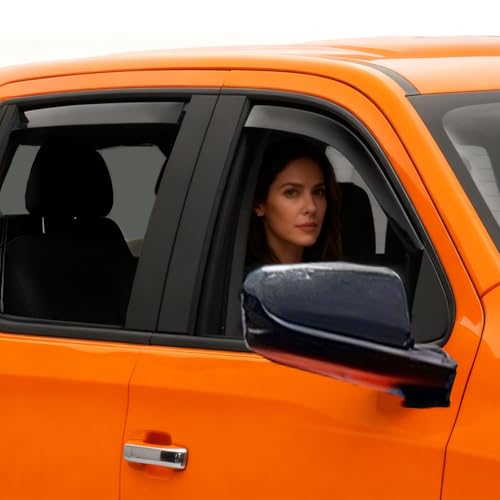 in-Channel Window Visors Vent Deflectors Compatible with GMC Terrain 2018-2024, Sun Visor Wind Shades Window Rain Guards Dark Smoke Exterior Car Accessories 4pcs - size: For GMC Terrain 2018-2024