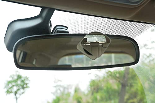 Verivue 2.5-Inch Fan-Shaped Blind Spot Mirrors for Cars, Universal Fit, HD Convex Wide Angle, Stick-On Frameless Side Mirror Blindspot, Adjustable Design Blind Spot Mirrors 2-Pack - size: Fan Shaped