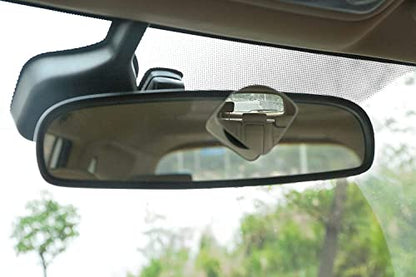 Verivue 2.5-Inch Fan-Shaped Blind Spot Mirrors for Cars, Universal Fit, HD Convex Wide Angle, Stick-On Frameless Side Mirror Blindspot, Adjustable Design Blind Spot Mirrors 2-Pack - size: Fan Shaped