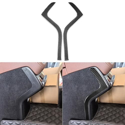 NVCNX Carbon Fiber Accessories for Mercedes Benz GLE GLS 350 450 450e 580 53 63 S AMG 2020-2026 2021 2022 2023 2024 2025 Console Armrest Sides Panel Cover Interior Trim Overlay Sticker Decal 2PCs - color: Console Rear Armrest Sides Panel Trim