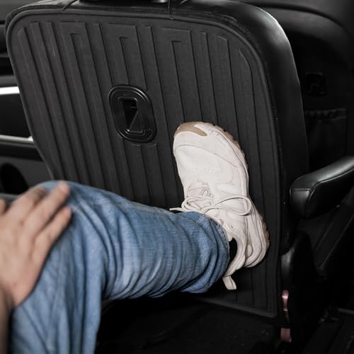 Kick Mats Backrest Mats for 2020-2024 2025 Kia Telluride 7 Passenger Captain Chairs Car Mats Accessories, All Weather TPE Interior Protector(2nd Row Backrest Mats) - size: 2nd Row Backrest Mats