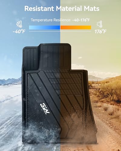 3W Floor Mats & Cargo Liner Custom Fit for 2019-2025 2026 G20 BMW 3 Series 330i Sedan, TPE All Weather Floor Liner for BMW 3 Series G20 1st and 2nd Row Full Set Car Mats (NOT for 330e/GT) - style: 5) 3 Series 2019-2026 | Full Set