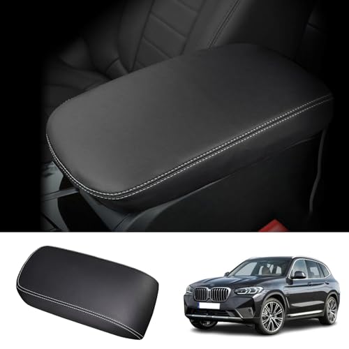 Center Console Cover for BMW X3 (2018-2024)/for BMW X4 (2019-2025), for BMW X3 X4 (sDrive30i/xDrive30i/M40i/M), Waterproof&Comfy Leather Armrest Cover 2021 2022 2023 2024 X3 X4 Accessories - color: for X3 /X4 (2018-2024)