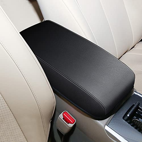 AOMSAZTO Console Covers for 2013-2018 Nissan Altima Armrest Covers for Nissan Altima Leather Black with Black Stiches - size: 2013-2018 Nissan Altima