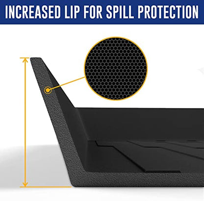 Premium Cargo Liner for Jeep Patriot Compass 2007-2017 - 100% Protection - Custom Fit Car Trunk Mat - Easy-to-Wash & All-Season Black Cargo Mat - 3D Shaped Laser Measured Trunk Liners