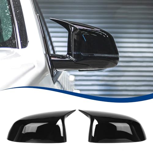 Side Mirror Cover Compatible with X3 G01 X4 G02 / Pre-lci X5 G05 X6 G06 X7 G07 (Gloss Black, G01 G02 G05) - color: Gloss Black, size: G01 G02 G05