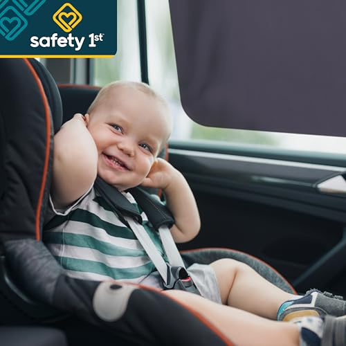 Safety 1st Cling Car Window Shades for Baby, 2 Pieces, Sun Blocker and UV Protection, Static Cling Privacy Shade, Black Tint - size: Pack of 2