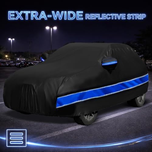 Car Cover Custom Fit RAV4,10-Layer Car Cover Waterproof All Weather,Full Exterior Cover with Cotton Lining,Sun Rain UV Dust Snow Protection with Door Zipper,Fit for RAV4 2006-2025 - size: Custom Fit for Rav4