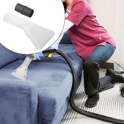 Transparent Upholstery Vacuum Extractor Nozzle Head for 32-35mm Hoses, Spray Carpet Cleaner Attachment for Car, Furniture and Floor Mats