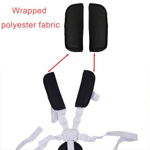 3 Pack Car Seat Strap Covers,Car Seatbelt Crotch Cushion for Newborns Infants Kids, Car Seat Belt Kit for Toddlers,Universal Seat Belt Strap Covers