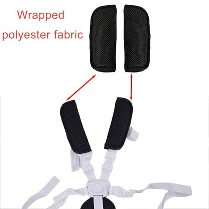 3 Pack Car Seat Strap Covers,Car Seatbelt Crotch Cushion for Newborns Infants Kids, Car Seat Belt Kit for Toddlers,Universal Seat Belt Strap Covers