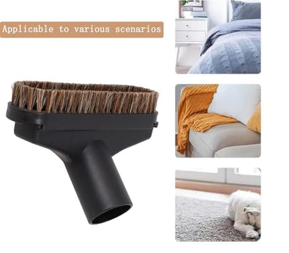 6 Pack Round Dust Brush For Shark Vacuum Attachment Replacement Shark Vacuum Brush Attachment with Vacuum Hose Adapter, For Most Vacuum Cleaners Accessories - style: 6Pack for Shark Vacuum Brush Attachment