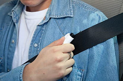 resqme The Original Emergency Keychain Car Escape Tool, 2-in-1 Seatbelt Cutter and Window Breaker, Made in USA, Family Pack of 3, Black, White, Teal - Compact Emergency Hammer - color: Black, White, Teal