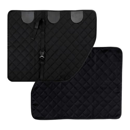 Dog Car Door Protector, 2 Pack Waterproof Scratchproof Nonslip Durable Protector, Thickened Door Panel Covers, Protects Doors from Dog Scratching Fit for Car/SUV/Truck (Black, Regular) - size: Regular
