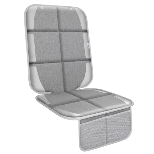Meolsaek Car Seat Protector, Non-Slip Backing Will Not Leave Imprint, Waterproof Thicker Car Seat Cover for SUV, Sedan, Truck, Leather Car Seat Cushion (Gray 1pc) - color: Gray 1pc