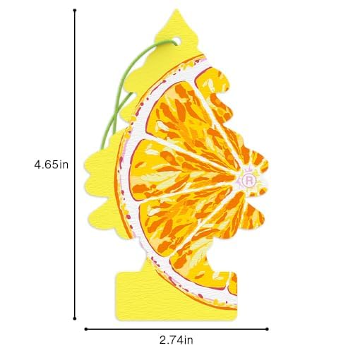 LITTLE TREES Car Air Freshener | Hanging Tree Provides Long Lasting Scent for Auto and Home | 24 Air Fresheners |Sliced - color: Sliced