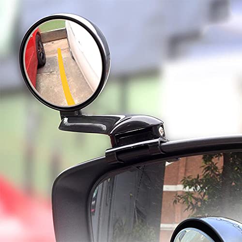 Left Wide Angle Car 360° Rearview Mirror Round Blind Spot Mirror