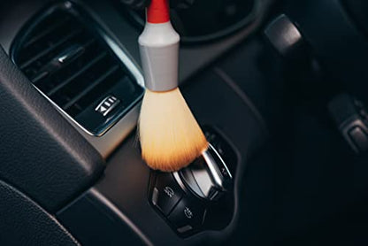 Maxshine Small #10 Universal Ultra Soft Detailing Brush – Professional Brush for Interior, Exterior, Leather Seats, Engine Bay & Wheels – Premium Car Care Detailing Tool - size: Small #10