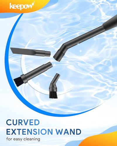 KEEPOW Micro Cleaning Nozzle Kit, 1-1/4" Detailed Cleaning Vacuum Attachments Vacuum Accessories for Compact Wet Dry Shop Vacuum, 6 Pieces - size: 6 Pack
