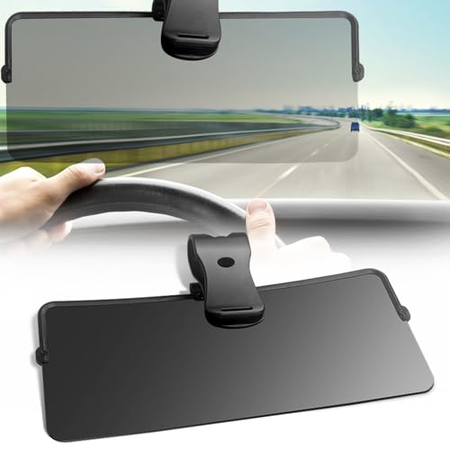 Sun Visor Extender for Car, Universal Sun Visor for Car Easy to Install, UV400 Anti-Glare Protects from Glare/UV Ray/Stray Light/Snow Blindness for Safe Driving, Clip on/Adjustable Angle - size: Sun Visor for Car