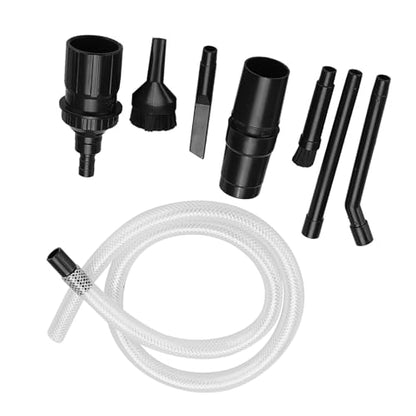Haofy Universal Vacuum Cleaner Attachments 9 Piece Micro Tool Set for Tight Spaces Fits 32mm 28mm Hose for Car Interior Keyboard Electronics Workshop