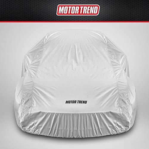 Motor Trend FlexCover Car Cover, Waterproof All-Weather SUV Truck Car Covers for Snow Ice Rain Sun UV Dust Hail Protection, Indoor/Outdoor Full Exterior Cover, Sedan Car Cover (Fits Up to 170" Length) - size: M up to 170"