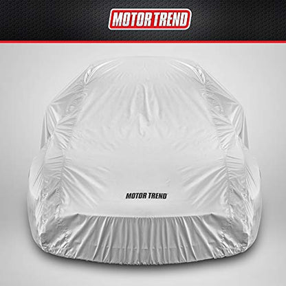 Motor Trend FlexCover Car Cover, Waterproof All-Weather SUV Truck Car Covers for Snow Ice Rain Sun UV Dust Hail Protection, Indoor/Outdoor Full Exterior Cover, Sedan Car Cover (Fits Up to 210" Length) - size: XL up to 210"