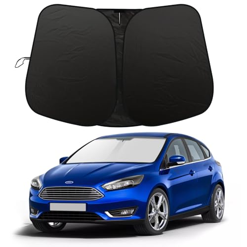 2026 Upgrade Front Windshield Sunshade fit for Ford Focus 2012-2018 Reflector Foldable Car Shade Automotive Windshield Sunshades for Ford Focus Windshield Sun Shade |Keeps Your Vehicle Cool| - size: For Ford Focus 12-18