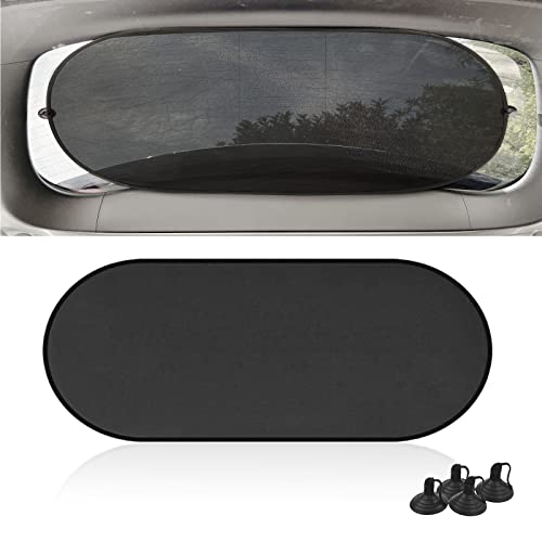 Rear Window Sunshade - UV Protection Mesh Cover for Rear Facing Car Seats, Fits All Cars