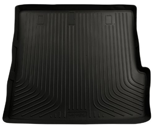 Husky Liners Weatherbeater Cargo Liner | Fits 2009-2015 Honda Pilot (to Back of 2nd Row Over Folded Flat 3rd Row) | Cargo, 1-pc. Black - 24361