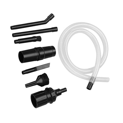 WALFRONT Universal Vacuum Cleaner Attachment Kit with 9 Micro Tools for Car Interior and Electronics