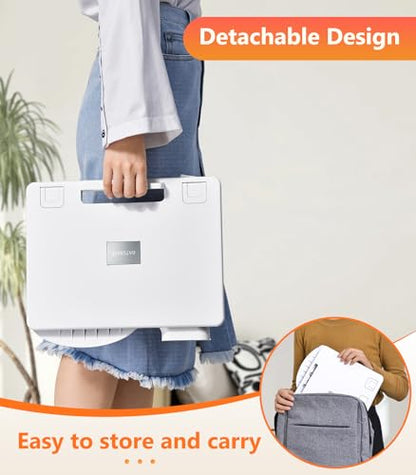 Car Desk for Laptop Computer Tablet iPad iPhone Book for Driver Passenger Seat, Adjustable Portable Car Seat Tray Table Laptop Stand for Car Vehicle Camping Travel